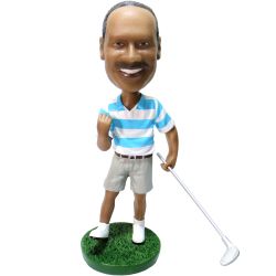 Personalized Golf Player Bobblehead