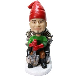 Personalized Gnome Bobblehead from Your Photo - Game of Gnomes