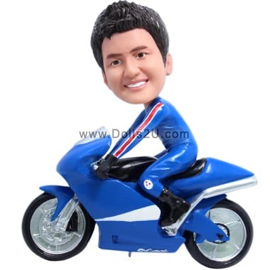  Custom Motorcycle Rider Bobblehead Item:18031801