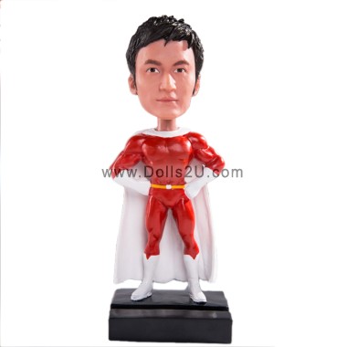 (image for) custom bobblehead super boss business card holder