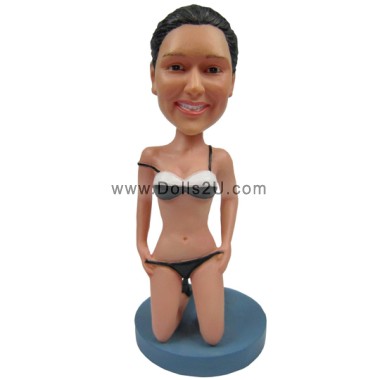 Custom Figure Bobbleheads Sexy Female In Bikini