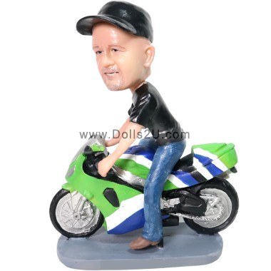  Custom Motorcycle Rider Bobblehead Item:45600