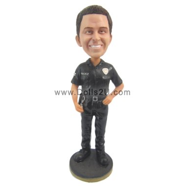 Personalized Police Bobblehead Gift