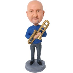 (image for) Custom Jazz Trombone Player bobbleheads