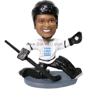  Custom Hockey Goalie Bobblehead Item:13676