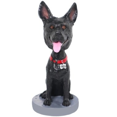 (image for) Fully custom made dog bobblehead - pet dashboard bobblehead
