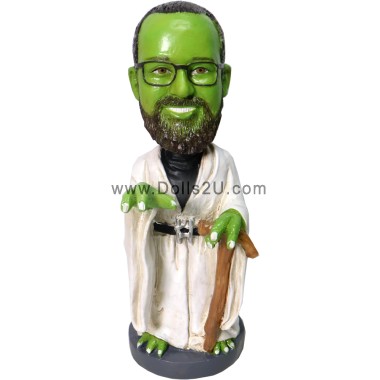 (image for) Custom Star Wars Yoda Bobblehead with Your Face
