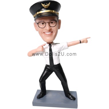  Creative Personalized Bobblehead Gift For Pilot Item:37226