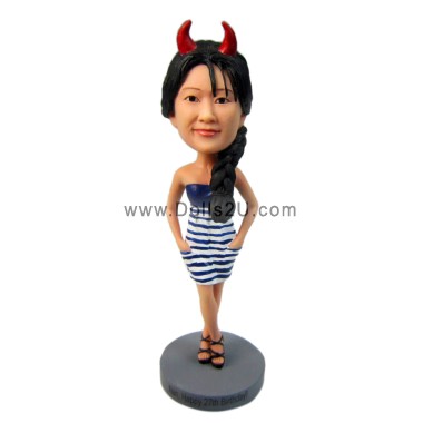 (image for) Custom Creative Female Bobblehead Gift For Girl