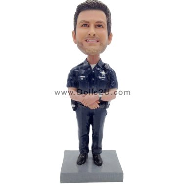 custom bobblehead policeman
