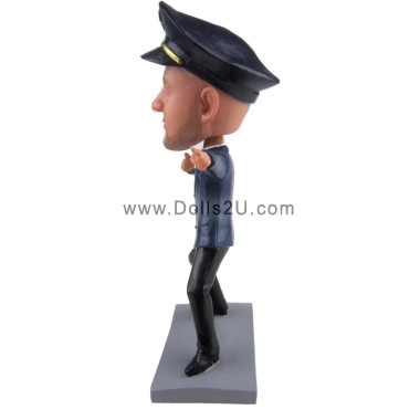 (image for) Personalized Pilot Bobblehead Figure Gift For Him