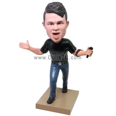 Personalized Creative Bobblehead Gift for Singer