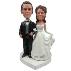 (image for) Custom Bobbleheads Wedding Cake Toppers Anniversary Classical