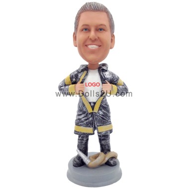  Custom Fireman Bobblehead Gift Item:1531742