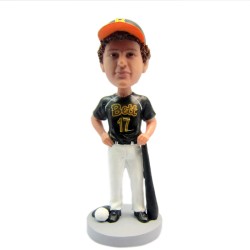 (image for) Custom Baseball Player Bobblehead Gifts for him
