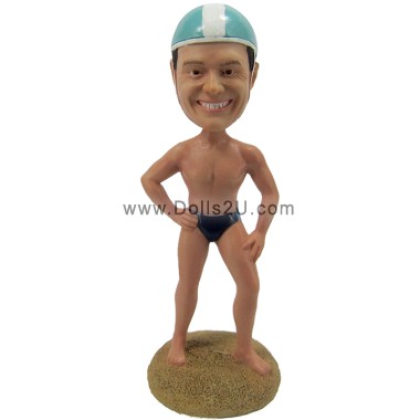  Custom Male Swimmer Bobblehead Item:13062