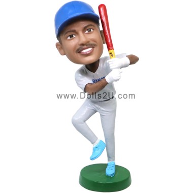 (image for) Custom Left Handed Baseball Hitter Bobblehead