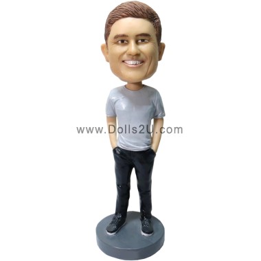  Personalized Creative Bobblehead Gift For Male Item:37057