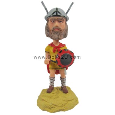 Custom Viking Mascot Bobblehead Trophy