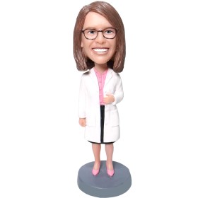(image for) Personalized Female Doctor Bobblehead Unique Gifts For Female Doctors