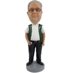  Personalized Creative Photo 3D Bobblehead Gift For Dad