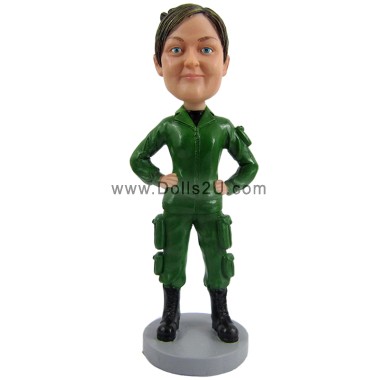 (image for) Customized Bobblehead Air Force Military Gift For Pilots