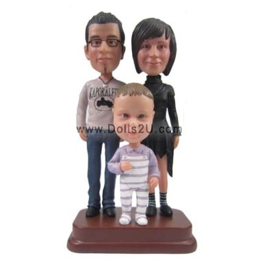  Custom Family Bobbleheads Item:13416