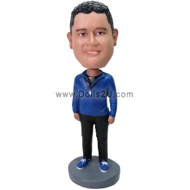  Custom Basketball Coach Bobblehead Item:723124