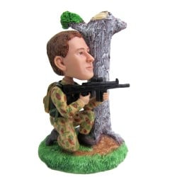 (image for) Custom Military Bobblehead Desert Storm US Army Ranger Bobblehead Special Forces Figure Gift