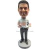 Casual Executive with Smart Phone bobblehead