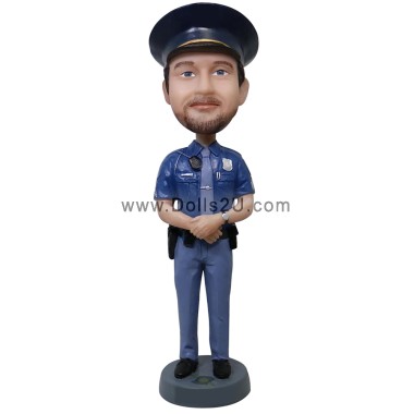 (image for) Custom Police Officer Bobblehead, Gift For Police Officer