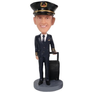 (image for) Personalized pilot bobblehead from your photo