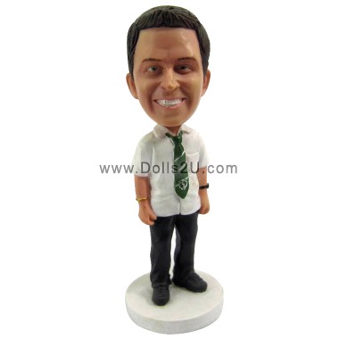  Personalized Businessman Bobblehead Gift Item:52291