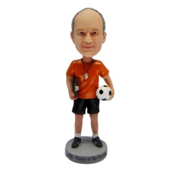 (image for) Custom Bobbleheads Soccer Coach Gift