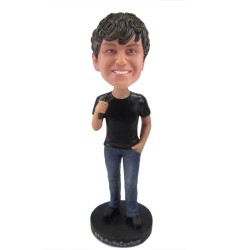 Male Singer Bobblehead