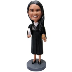  Personalized Female Judge Bobblehead Gift