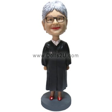  Custom Female Judge Gift Bobblehead Item:0819