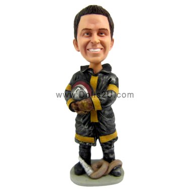 custom firefighter bobblehead gift
