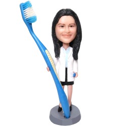 (image for) Female Dentist Bobblehead