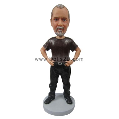 (image for) Personalized Creative Photo 3D Male Bobblehead