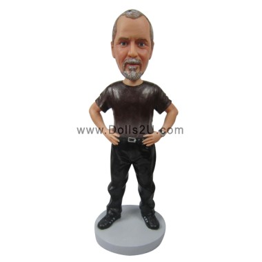  Personalized Creative Photo 3D Male Bobblehead Item:13588