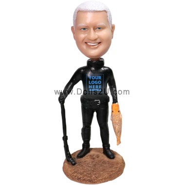 (image for) Custom Shot Guns Scuba Diving Bobblehead Item:55311