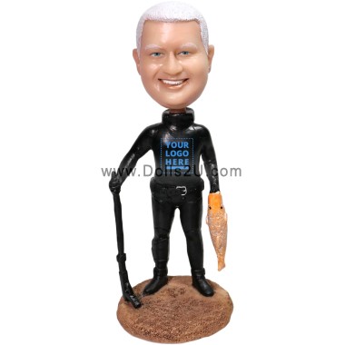  Custom Shot Guns Scuba Diving Bobblehead Item:55311