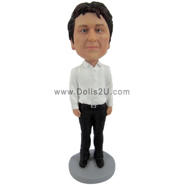 (image for) Custom Male Boss Dressed In Business Casual Bobblehead