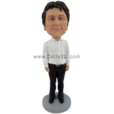  Custom Male Boss Dressed In Business Casual Bobblehead Item:13032