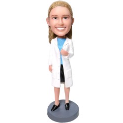 Female Doctor In Lab Coat