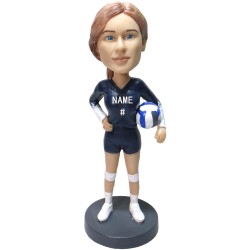 Custom Bobblehead Female Volleyball Player