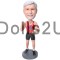 (image for) Custom Male Wrestling Throw Wrestler Bobblehead Item:13777