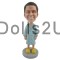 (image for) Custom Bobbleheads Male In Bathrobe Gift For Man Item:52244