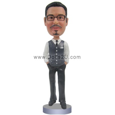 (image for) Personalized Male Boss Bobblehead Gift